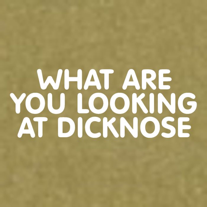 Saying What Are You Looking At Dicknose Garment-Dyed Women's Muscle Tee