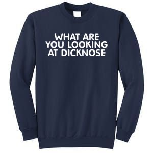 Saying What Are You Looking At Dicknose Sweatshirt