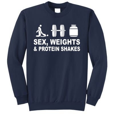 Sex Weights And Protein Shakes Gym Bodybuilding Trending Birthday Sweatshirt