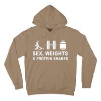 Sex Weights And Protein Shakes Gym Bodybuilding Trending Birthday Hoodie