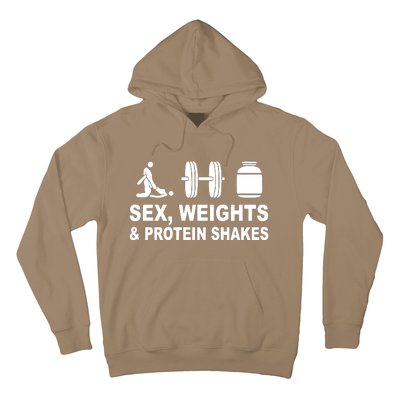 Sex Weights And Protein Shakes Gym Bodybuilding Trending Birthday Hoodie