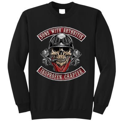 Sons With Arthritis Ibuprofen Chapter Funny Biker Sweatshirt