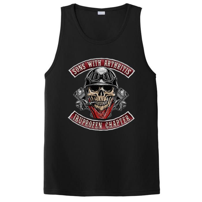 Sons With Arthritis Ibuprofen Chapter Funny Biker PosiCharge Competitor Tank