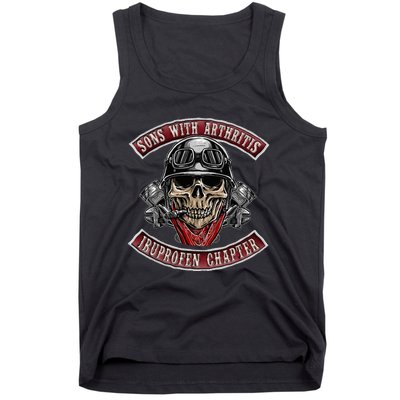 Sons With Arthritis Ibuprofen Chapter Funny Biker Tank Top