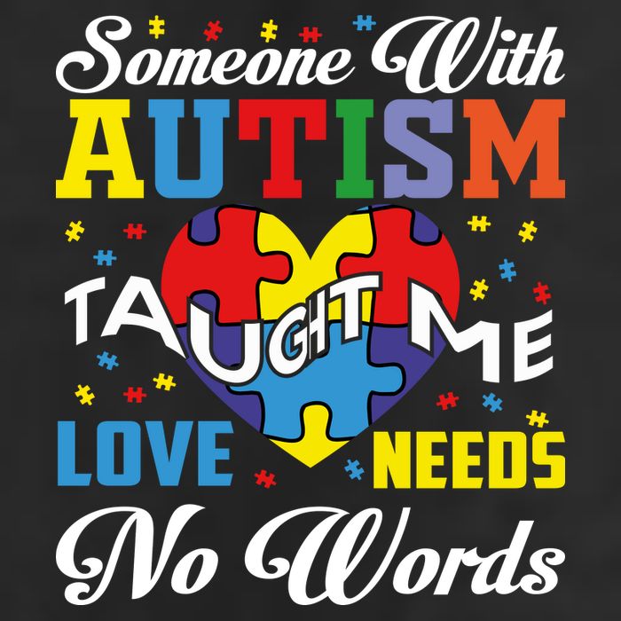 Someone With Autism Taugh Me Love Needs No Word Autism Awareness Month Adult Drive Performance Visor