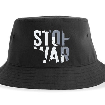 Stop War And Make Peace Sustainable Bucket Hat