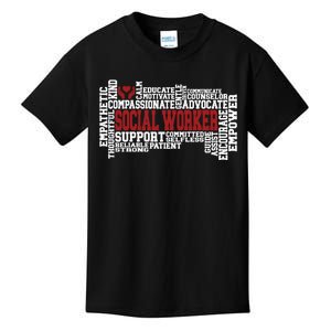 Social Worker Advocate Support Empower Kids T-Shirt