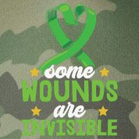 Some Wounds Are Invisible Mental Health Matters Legacy Tie Dye Trucker Hat