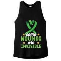 Some Wounds Are Invisible Mental Health Matters Ladies PosiCharge Tri-Blend Wicking Tank