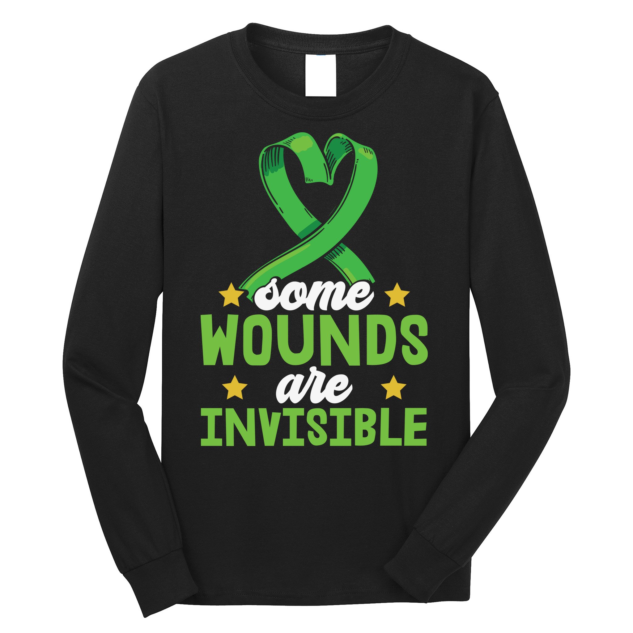 Some Wounds Are Invisible Mental Health Matters Long Sleeve Shirt