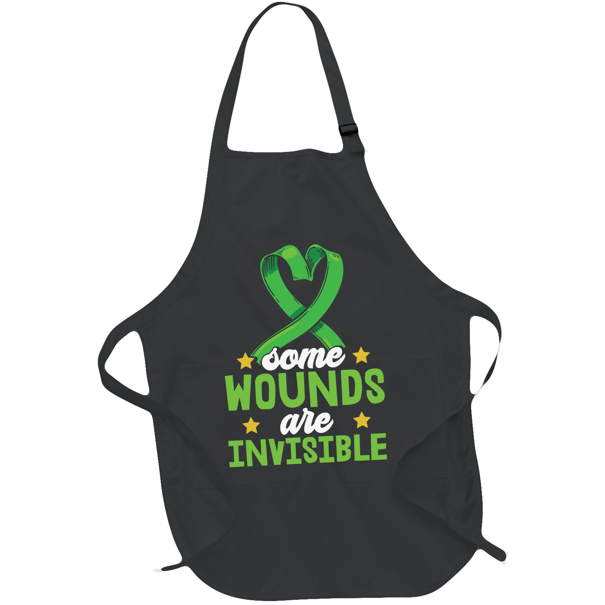 Some Wounds Are Invisible Mental Health Matters Apron