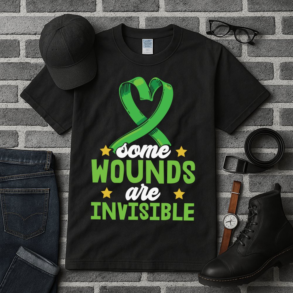 Some Wounds Are Invisible Mental Health Matters Tall T-Shirt