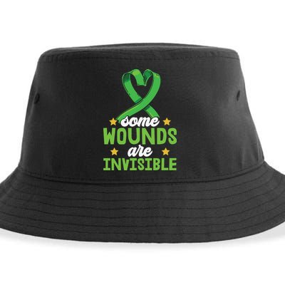 Some Wounds Are Invisible Mental Health Matters Sustainable Bucket Hat