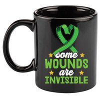 Some Wounds Are Invisible Mental Health Matters 11oz C Handle Ceramic Mug