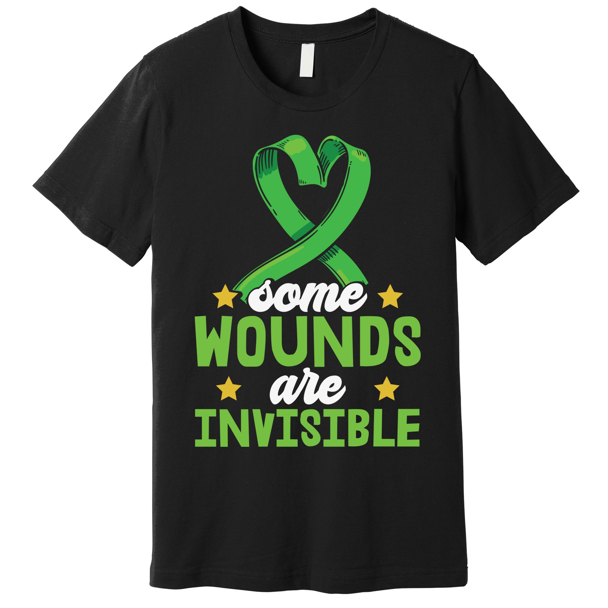 Some Wounds Are Invisible Mental Health Matters Premium T-Shirt