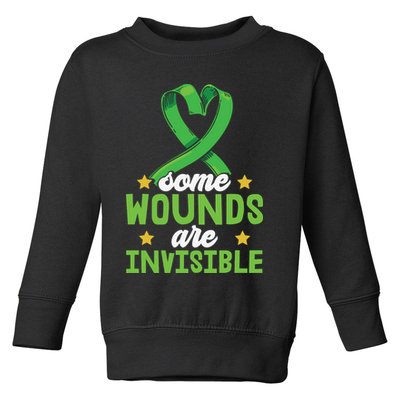 Some Wounds Are Invisible Mental Health Matters Toddler Sweatshirt