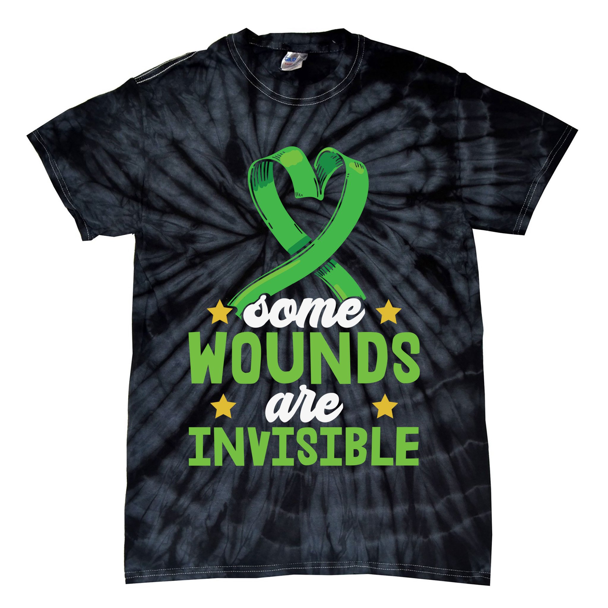 Some Wounds Are Invisible Mental Health Matters Tie-Dye T-Shirt