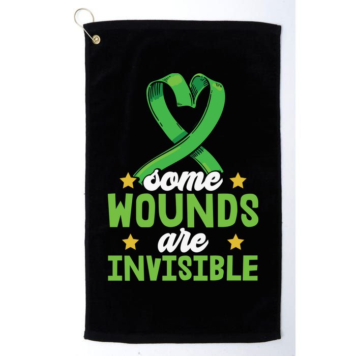 Some Wounds Are Invisible Mental Health Matters Golf Towel