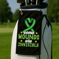 Some Wounds Are Invisible Mental Health Matters Golf Towel
