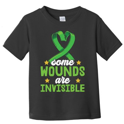 Some Wounds Are Invisible Mental Health Matters Toddler T-Shirt