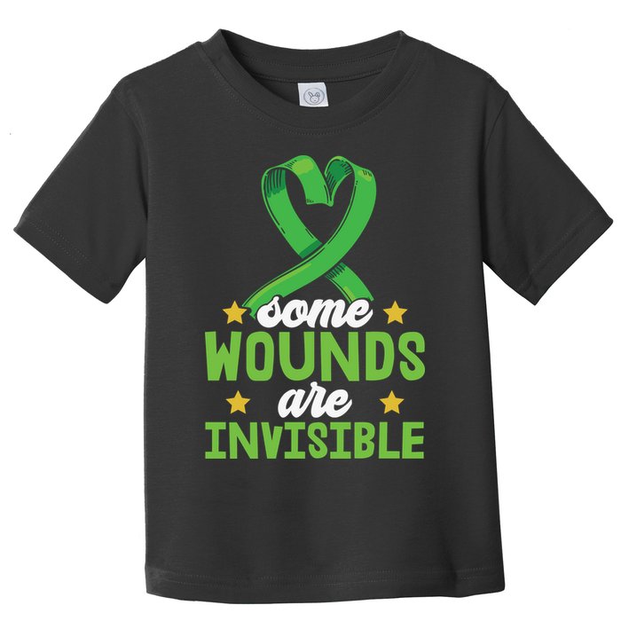 Some Wounds Are Invisible Mental Health Matters Toddler T-Shirt