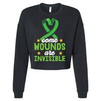 Some Wounds Are Invisible Mental Health Matters Cropped Pullover Crew