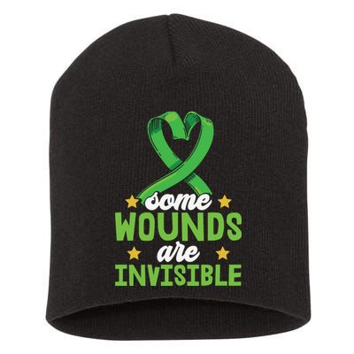 Some Wounds Are Invisible Mental Health Matters Short Acrylic Beanie