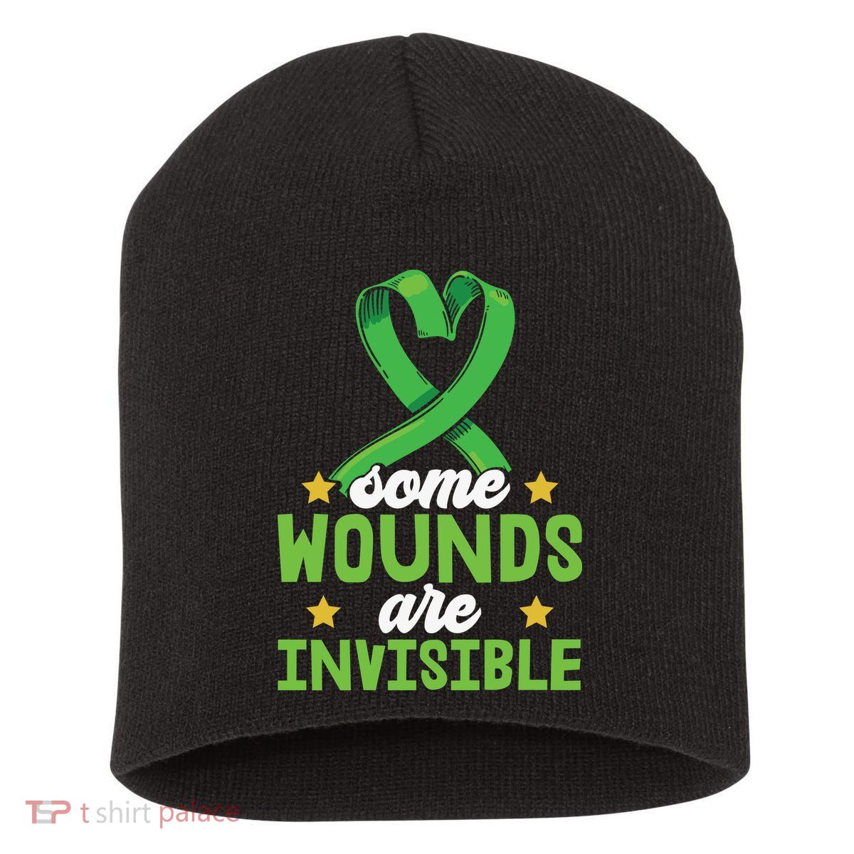 Some Wounds Are Invisible Mental Health Matters Short Acrylic Beanie