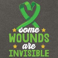 Some Wounds Are Invisible Mental Health Matters Cotton Canvas Backpack