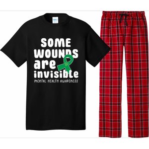 Some Wounds Are Invisible Tal Health Awareness Month May Cute Gift Pajama Set