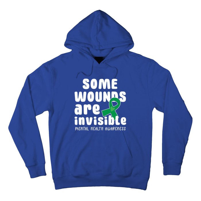 Some Wounds Are Invisible Tal Health Awareness Month May Cute Gift Hoodie