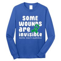 Some Wounds Are Invisible Tal Health Awareness Month May Cute Gift Long Sleeve Shirt