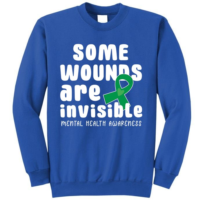 Some Wounds Are Invisible Tal Health Awareness Month May Cute Gift Sweatshirt