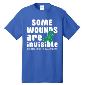 Some Wounds Are Invisible Tal Health Awareness Month May Cute Gift Tall T-Shirt