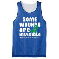 Some Wounds Are Invisible Tal Health Awareness Month May Cute Gift Mesh Reversible Basketball Jersey Tank