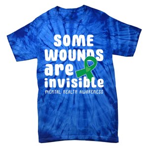 Some Wounds Are Invisible Tal Health Awareness Month May Cute Gift Tie-Dye T-Shirt