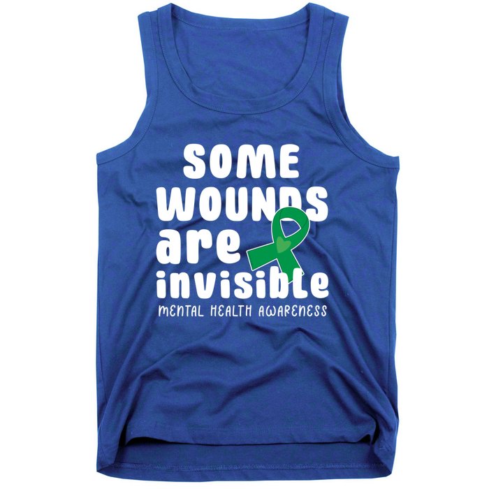 Some Wounds Are Invisible Tal Health Awareness Month May Cute Gift Tank Top