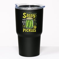 Sassy With A Side Of Pickles Trendy Pickle Tumbler