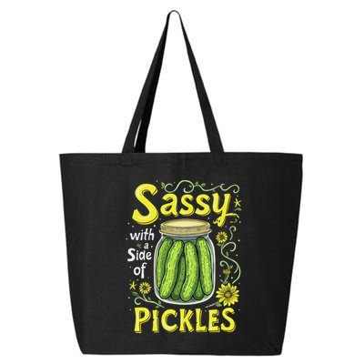Sassy With A Side Of Pickles Trendy Pickle 25L Jumbo Tote