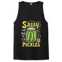 Sassy With A Side Of Pickles Trendy Pickle PosiCharge Competitor Tank
