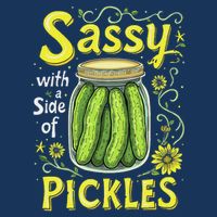 Sassy With A Side Of Pickles Trendy Pickle Infant Baby Jersey Bodysuit