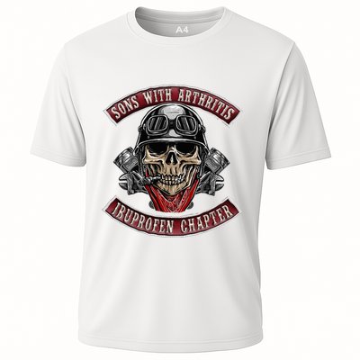 Sons With Arthritis Ibuprofen Chapter Funny Biker Skull Gift Performance Shirt