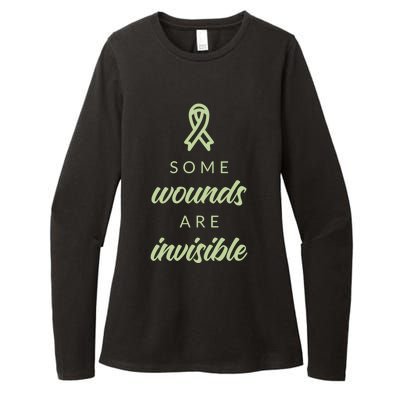 Some Wounds Are Invisible Tal Health Gift Womens CVC Long Sleeve Shirt