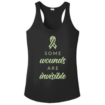 Some Wounds Are Invisible Tal Health Gift Ladies PosiCharge Competitor Racerback Tank