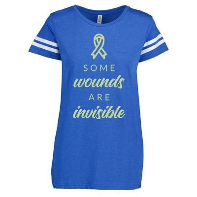 Some Wounds Are Invisible Tal Health Gift Enza Ladies Jersey Football T-Shirt