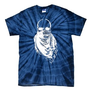 Skull With Arabic Tie-Dye T-Shirt