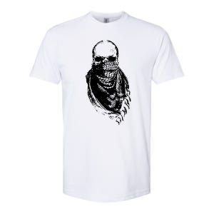 Skull With Arabic Softstyle CVC T-Shirt