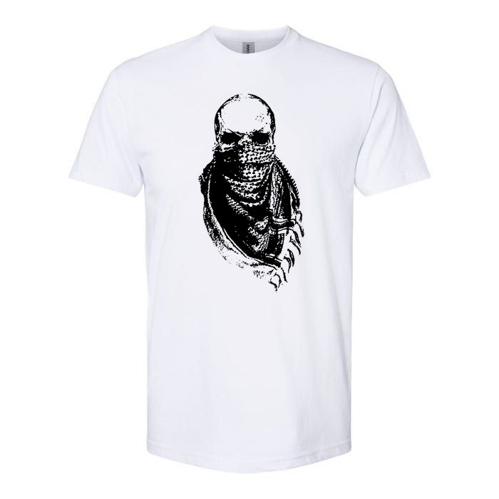 Skull With Arabic Softstyle CVC T-Shirt