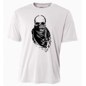 Skull With Arabic Cooling Performance Crew T-Shirt