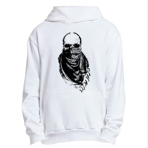 Skull With Arabic Urban Pullover Hoodie